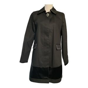 Coach Black Trench Coat Ladies Size 10